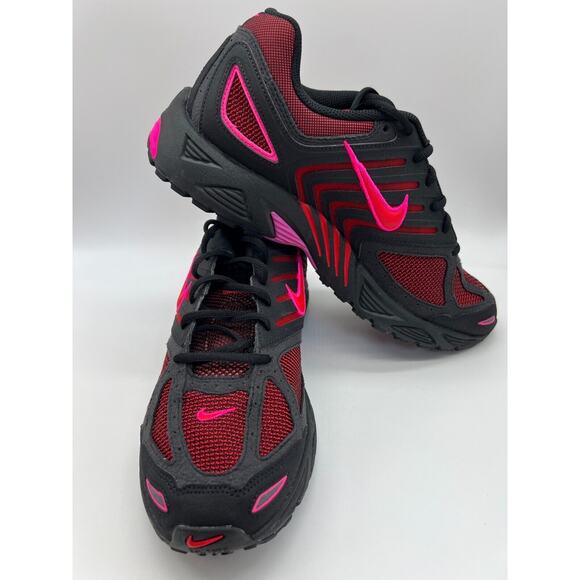 Nike Air Pegasus 2K5 Black Fire Red Pink Sneakers FJ1912-001 Men's Size 12 - Picture 5 of 12